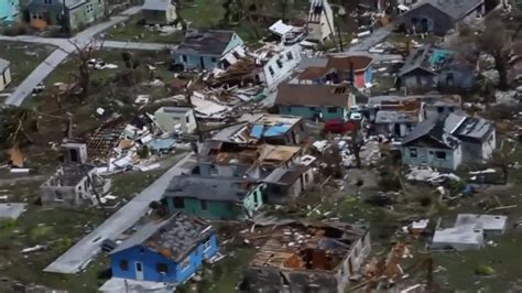 The Aftermath Of Hurricane Dorian In The Bahamas Helicopter Video