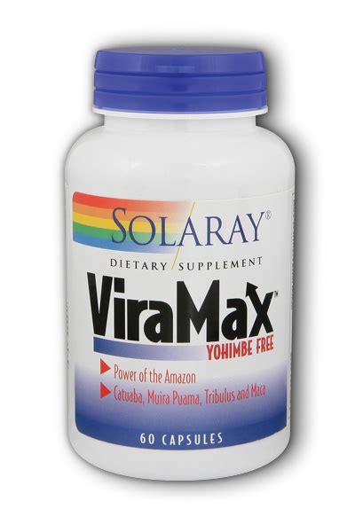 Buy Viramax Yohimbe Free 60ct From Solaray And Save Big At