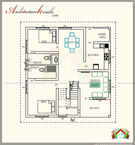 1700 Sq Ft House Plans India