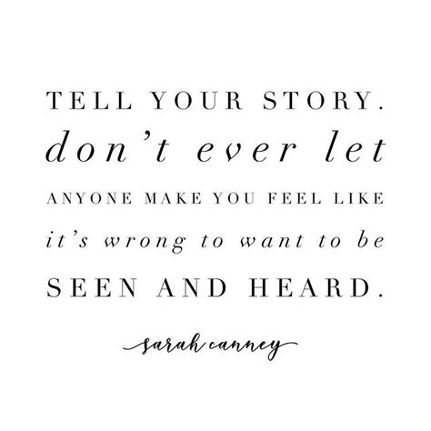 Your Story Matters You Deserve To Be Seen You Need To Be Heard