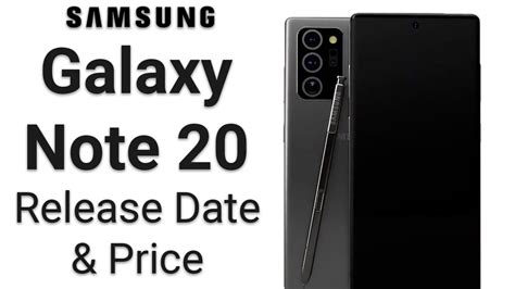 Samsung is holding an event at 9pm uk time in new york where the device will be revealed. Samsung Galaxy Note 20 Release Date and Price - Samsung ...