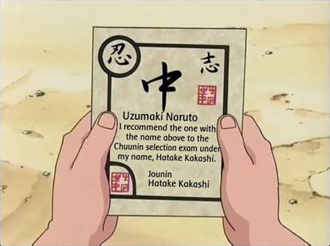 Story On Japanese Anime Uzumaki Naruto To The Next Stage Chunin Exam