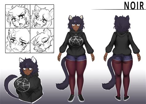 Character Preview Big Tiddy Goth Catgirl By Cyberscherzo From