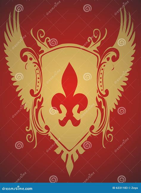 Golden Crest Stock Illustration Illustration Of Badge 6331183
