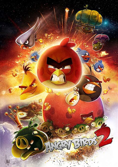 Angry Birds 2 On Behance Angry Birds Movie Angry Birds Angry Birds 2016