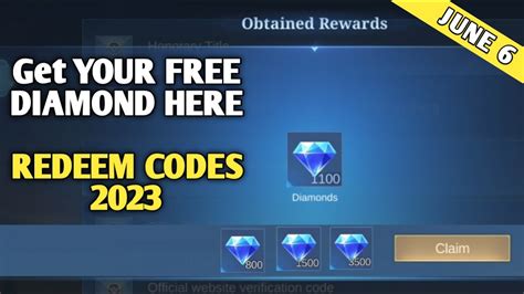 How To Redeem Code 2023 7 New Working Ml Diamond Redemption Codes