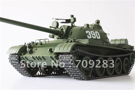 Rc Tank 116 Russian Medium Scale Model T55 Kit Need Assemble In Rc