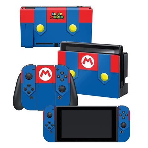 Nintendo Switch Skin Set Officially Licensed By Nintendo Super Mario