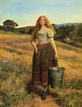 Sir John Everett Millais | The Farmer's Daughter | Pre raphaelite art ...