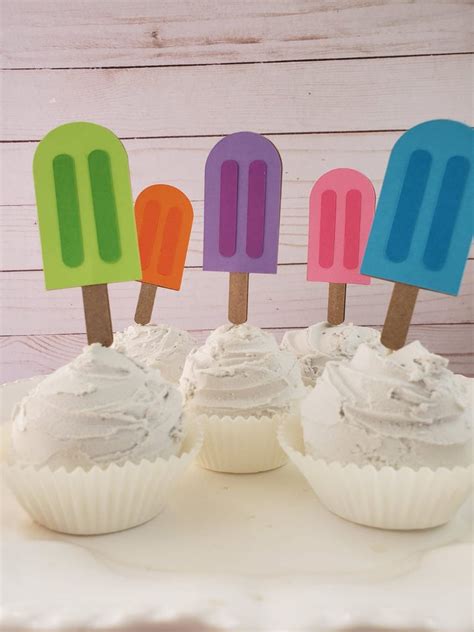 Popsicle Cupcake Toppers Ready To Pop Baby Shower Etsy Pop Baby