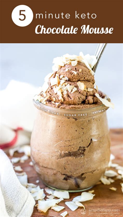 The following day, gently ladle the top layer of heavy whipping cream from the baking pan and transfer to a pint jar. 5-Minute Keto Chocolate Mousse | KetoDiet Blog