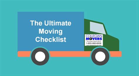 A Moving Truck With The Words The Ultimate Moving Checklist