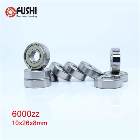 Buy 6000zz Bearing Abec 5 10pcs 10x26x8 Mm Deep