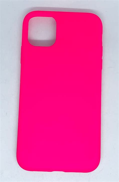 Iphone 11 Case Iphone 12 Case Hot Pink Case Iphone Hot Pink Etsy
