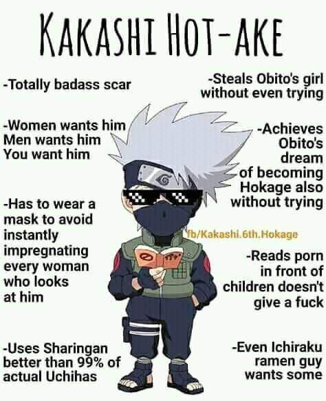 Memy Naruto Kakashi Funny Naruto Memes Kakashi Funny