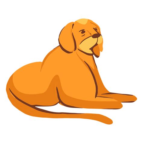 Tired Dog Illustration Transparent Png And Svg Vector File