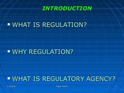 Regulatory Agency