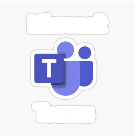 Microsoft Teams Sticker By Annetteethne Redbubble