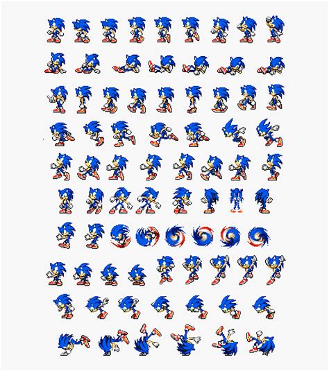 Sprites Sonic Sega Animação Animation Sonic Advance Sonic Sprite