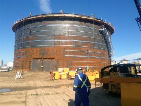 Api 650, fuel oil storage tank with dome roof installation sequence. API 650 Tanks - TIW Steel Platework Inc.