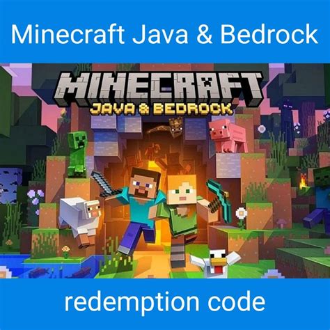 Minecraft JAVA Bedrock Edition For PC Redemption Code Cheapest Price Shopee Malaysia