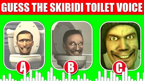 guess the monster s voice skibidi toilet youtube