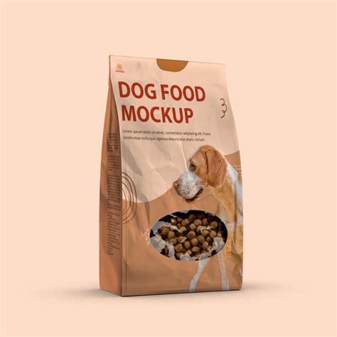 Free Dog Food Mockup Psd Template