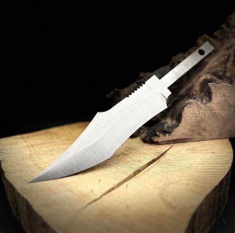 Tactical Hidden Tang Knife Blank Heat Treated N690 Steel Etsy