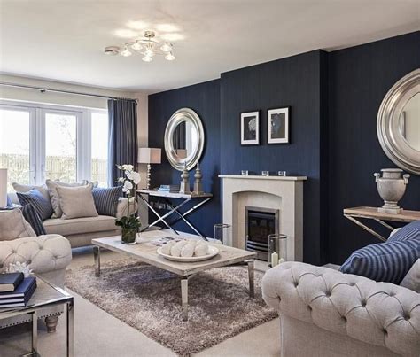 20 Modern Gray And Blue Living Room Pimphomee