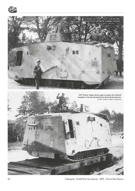 Sturmpanzer A7v First Of The Panzers Tankograd Publishing Verlag