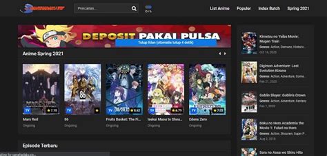20 Situs Nonton Anime Online Terbaik Sub Indonesia
