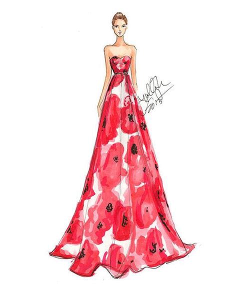 Holly Nichols On Imgfave Fashion Illustration Dresses Art And