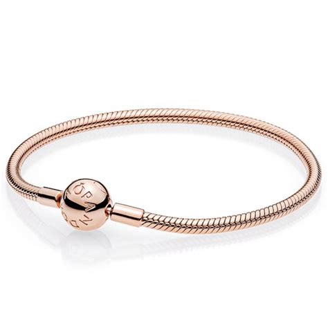 Pure 925 sterling silver ,murano glass *with fine pandora jewelry box accessories*.how to choose: PANDORA Rose Gold Smooth Clasp Bracelet ...