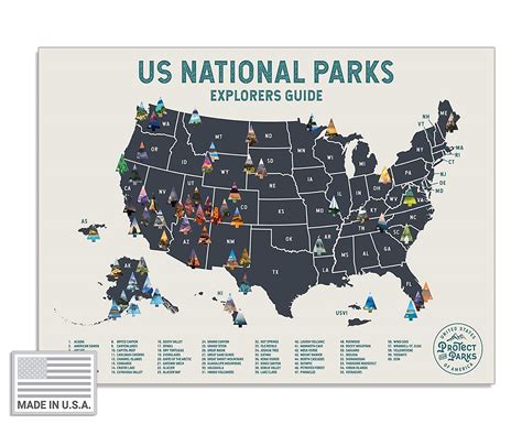 Scratch Off Map Of The United States National Parks Buy Scratch Off