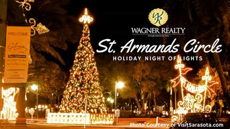 St Armands Circle Holiday Night Of Lights Shows Santa The Way