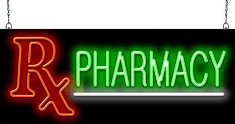 pharmacy neon sign gs   jantec neon