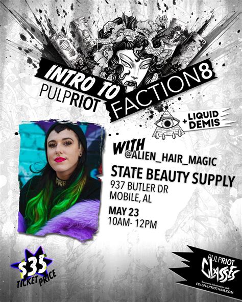 intro to pulp riot faction 8 liquid demis with alien hair magic 937 butler dr mobile may