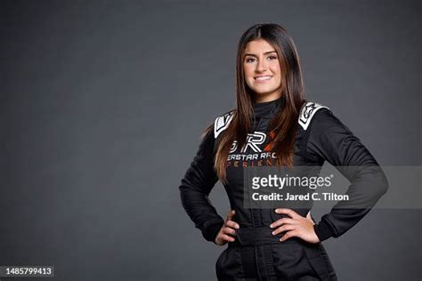 Srx Driver Hailie Deegan Poses For A Photo During The Superstar News