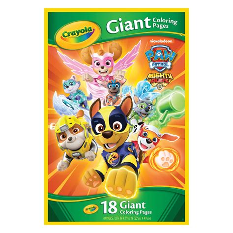 Crayola color & sticker provides hours of color and sticker play with woody, buzz and all your favorite characters from disney's toy story 4. Crayola Giant Coloring Pages - Paw Patrol at Toys R Us