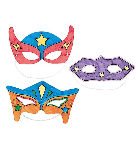 Buy Diy Superhero Craft Kits Makes 12 Color Your Own Crafts For