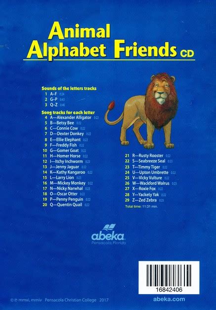 Animal Alphabet Friends