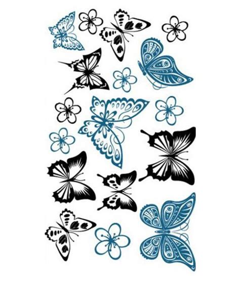 Men Women Waterproof Butterfly Tattoo Stickers For Arm Shoulders Chest Body Buy Men Women