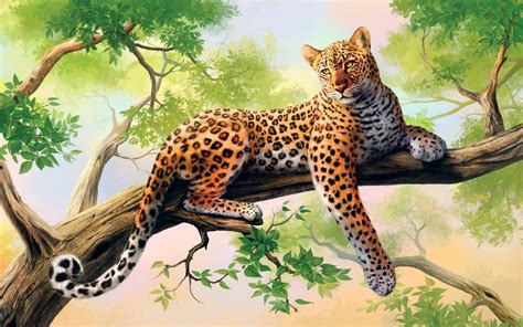 leopard art wallpapers hd wallpapers id
