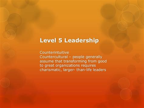 Level 5 Leadership Slidespdf