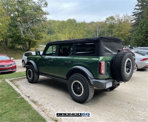 Eruption Green Bronco Badlands Sasquatch Capable Bumper Spotted In