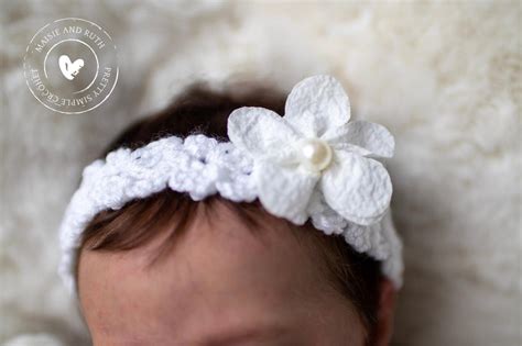 Easy Crochet Baby Headband Free Pattern Maisie And Ruth