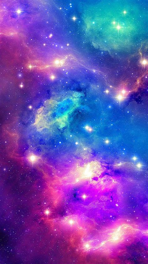 Colorful Galaxy Background Hd