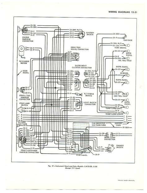 Wiring Diagram For 72 Chevy C10
