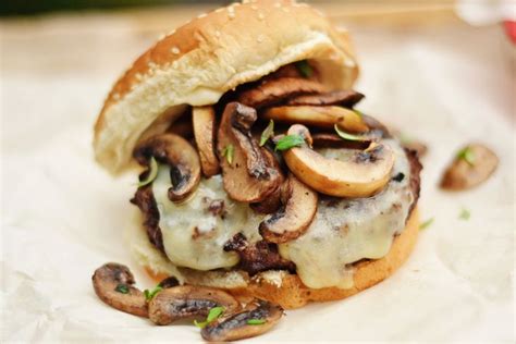 Mushroom Swiss Burger Recipe