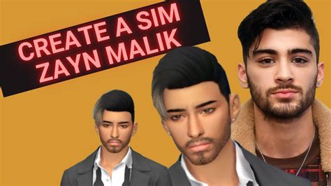 Sims 4 Cas Zayn Malik Cc Folder And Sim Download Sims 4 Cas